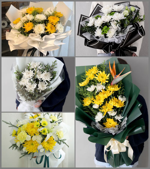湖北武汉市新洲区汪集街道邱贤村白事花束代送
